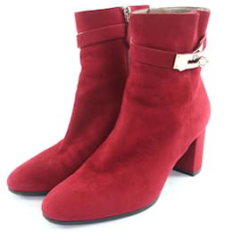 Stivaletti corti in scamosciato Hermès Saint Germain35.5