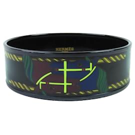Hermes Click HH/Bandana Enamel Bracelet - Hermès