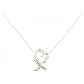 Tiffany & Co Tiffany Loving Heart Halskette aus 925 Silber
