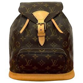 Louis Vuitton Montsouris Monogram Leder Rucksack