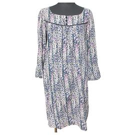 Autre Marque Abito con stampa floreale blu Ph