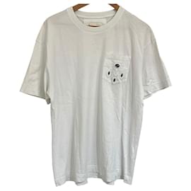 Camiseta de algodón con bordado de bolsillo Givenchy