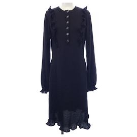 Vestido de seda y cachemira Chanel