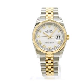 Rolex Datejust Edelstahl Au750 Automatik