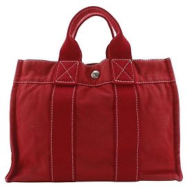 Hermès Bolsa de lona Hermes DeauvillePM
