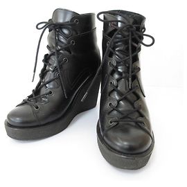 Autre Marque Botines de cuña de cuero Pierre Hardy