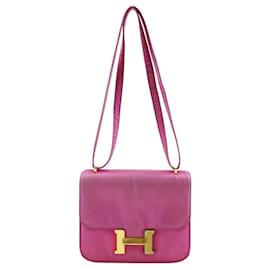 Sac à épaule en soie Hermes ConstanceMini18 - Hermès