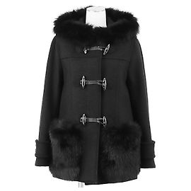 Autre Marque Diagram GRACE CONTINENTAL Cappotto 2way in lana e pelliccia di volpe