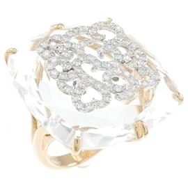 Casato Synthetic Quartz Au750 Pink Gold Ring - Autre Marque