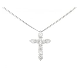 Autre Marque Collana con Diamanti Pt900/Pt850