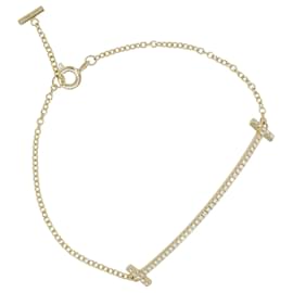 Pulsera Tiffany T Smile en oro 750 y diamantes - Tiffany & Co