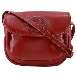 Gucci Interlocking G Schultertasche aus Kalbsleder