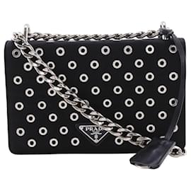 Borsa a tracolla 2way in nylon traforato Prada