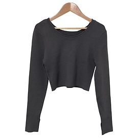 Autre Marque NOBLE 2way Smooth Cropped Knit