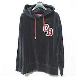 Autre Marque BLUE LABEL CRESTBRIDGE CB Wappen Velour Pullover Hoodie