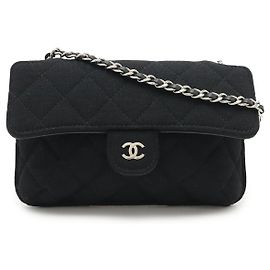 Borsa 2way Chanel Matelassé Coco Mark Cotton Jersey Nylon