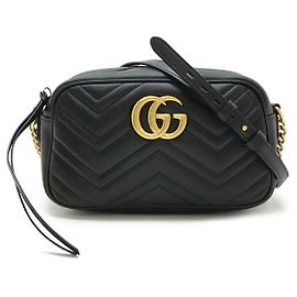 Borsa a tracolla in pelle Gucci GG Marmont