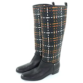 Hermès Lederstiefel 37.5