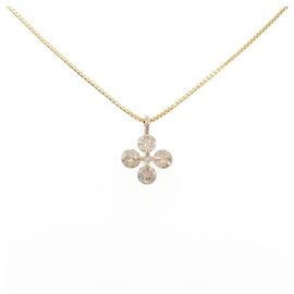 Autre Marque Collana in oro Au750 e diamanti