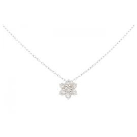 Autre Marque Collar de oro blanco y diamantes Au750