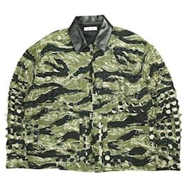 Autre Marque SYUMAN. Chaqueta de algodón con cortes láser paralelos