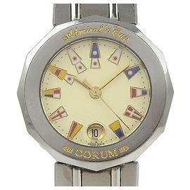 Corum Admiral's Cup Armbanduhr aus Edelstahl