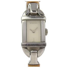 Gucci 6800L Armbanduhr aus Edelstahl