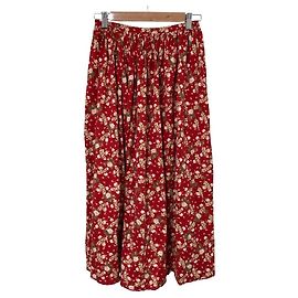 Autre Marque Falda larga acampanada con estampado floral PINK HOUSE