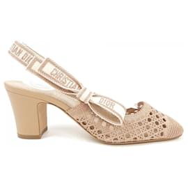 Décolleté Christian Dior KCP890RCE Cannage Embroidery Mesh