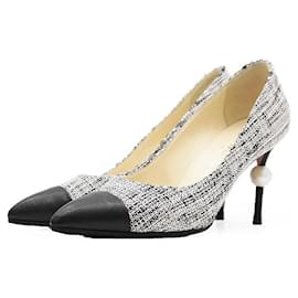Chanel Tweed High Heel Pumps