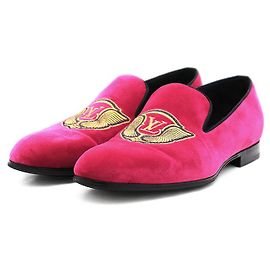 Mocasines de velours Louis Vuitton