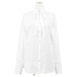 Chanel Broadshirt Baumwollhemd mit langen Ärmeln