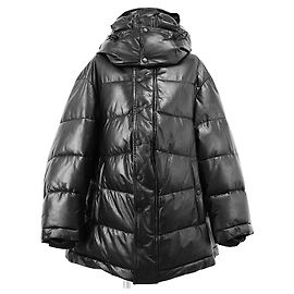 Giacca Down 2way in pelle di vitello Balenciaga