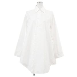 Vestido camisa de algodão bordado Loewe