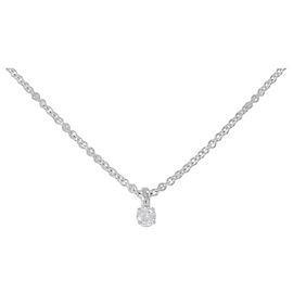 Bulgari Bvlgari Halskette aus 18K Weißgold und Diamanten