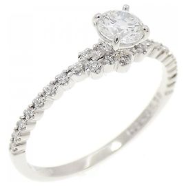 Autre Marque AHKAH Platin-Diamantring