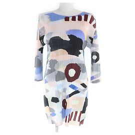 Issey Miyake Abito in poliestere multicolore PLEATS PLEASE