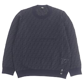 Maglione in lana Fendi FF Logo Zucca