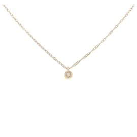 K10 Gelbgold Diamant Halskette - Autre Marque