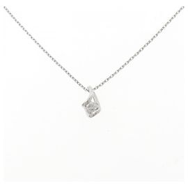 Autre Marque Collana in platino PT850 e diamanti