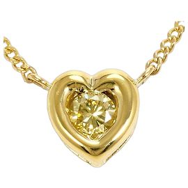 Autre Marque Collana in oro Au750 e diamanti gialli