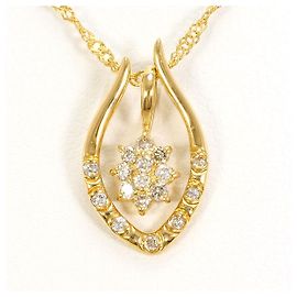 Autre Marque Collana con diamante Au750