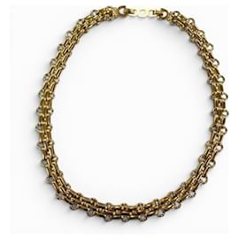 Collana choker con catena vintage Christian Dior
