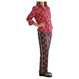 Autre Marque F.R.S For Restless Sleepers Bedruckte Seiden-Palazzohose