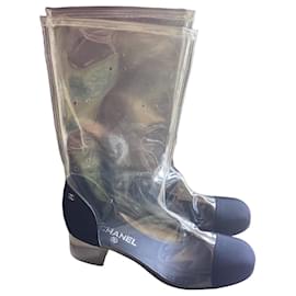 Botas transparentes Chanel