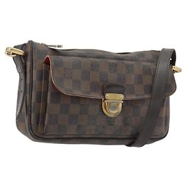 LOUIS VUITTON Bolso de hombro Damier Ebene Ravello GM N60006 LV Auth 190860