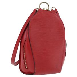 Zaino LOUIS VUITTON Epi Mabillon Rosso Castilian M52237 LV Auth 190123