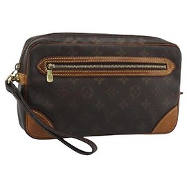 LOUIS VUITTON Monogram Marly Dragonne GM Clutch Bag M51825 LV Auth 191571
