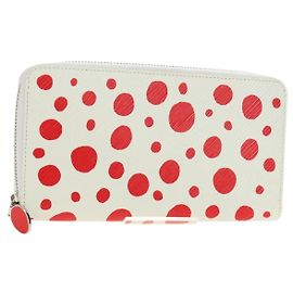 LOUIS VUITTON Epi Zippy Wallet Long Wallet LVxYK White M81961 LV Auth BA13844SM