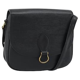 Borsa a Spalla LOUIS VUITTON Epi Saint Cloud GM Nera M52192 LV Auth 191506